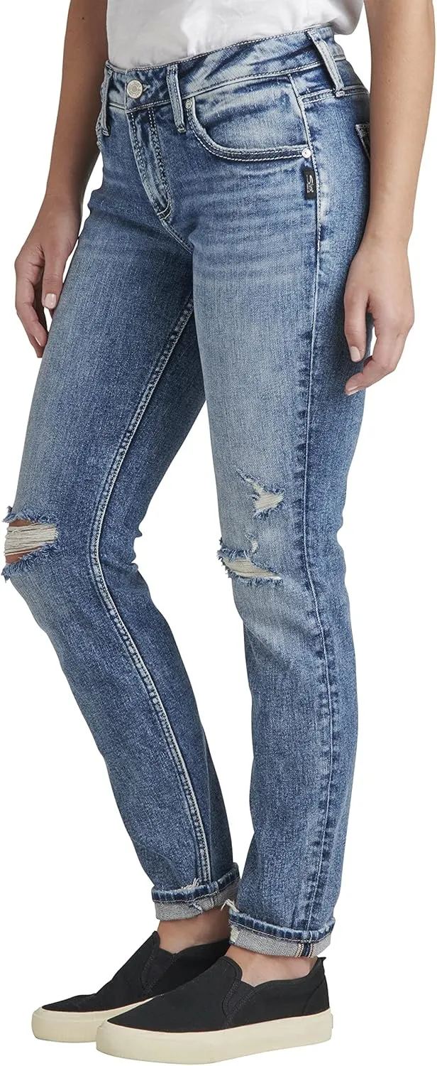 Silver Jeans Women's Sam Relaxed Boyfriend Fit Jean