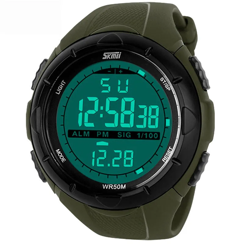 Skmei Watches Men Luxury Brand Sports Dive Digital LED Men Clock Military Watch Fashion Casual Dress Wristwatch relogio feminino