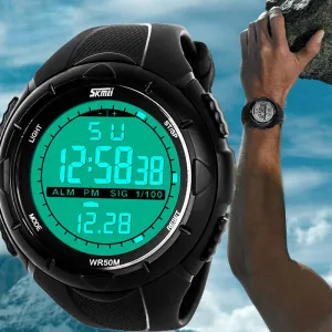 Skmei Watches Men Luxury Brand Sports Dive Digital LED Men Clock Military Watch Fashion Casual Dress Wristwatch relogio feminino