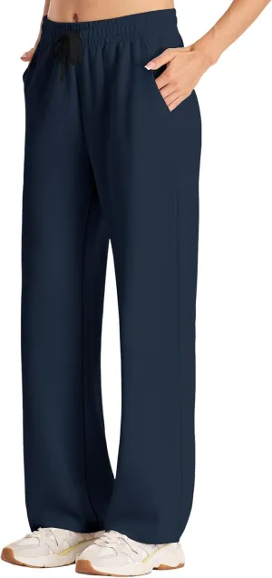 SPECIALMAGIC Womens Yoga Sweatpants Wide Leg Cotton Drawstring Lounge Pants Leisure Pajama