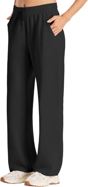 SPECIALMAGIC Womens Yoga Sweatpants Wide Leg Cotton Drawstring Lounge Pants Leisure Pajama