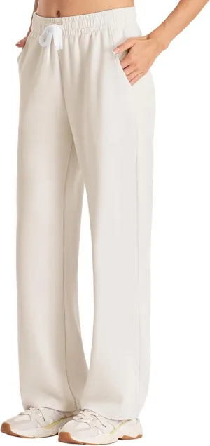 SPECIALMAGIC Womens Yoga Sweatpants Wide Leg Cotton Drawstring Lounge Pants Leisure Pajama