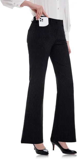 Tapata Women's 28''/30''/32''/34'' Stretchy Bootcut Dress Pants with Pockets Tall, Petite, Regular for Office Work Business