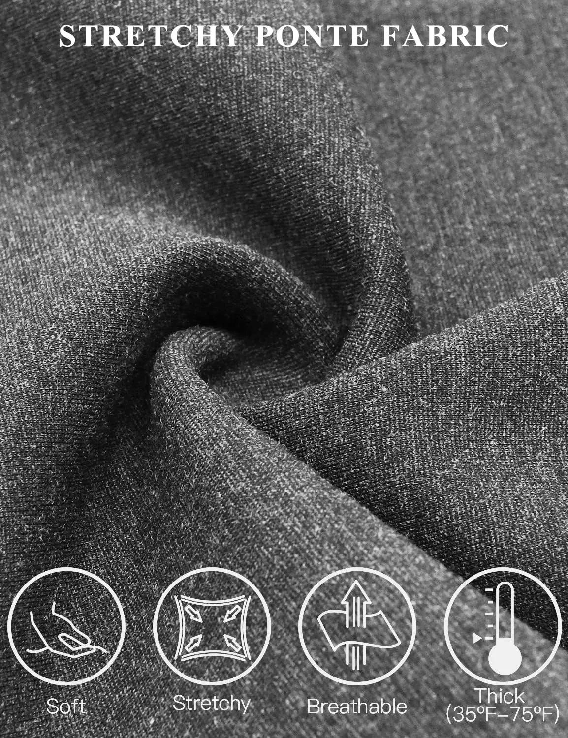 Tapata Women's 28''/30''/32''/34'' Stretchy Straight Dress Pants with Pockets Tall, Petite, Regular for Office Work Business