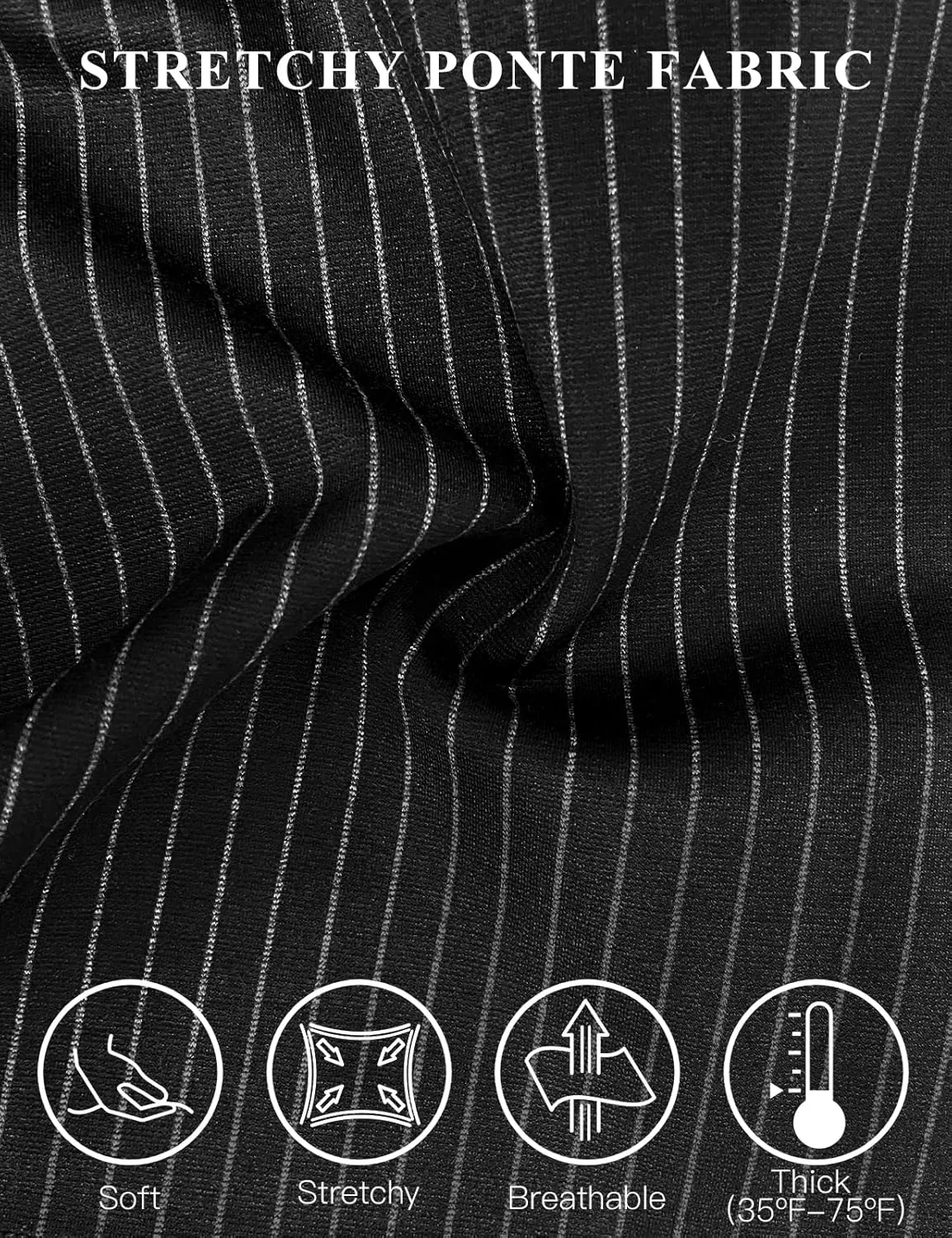 Tapata Women's 28''/30''/32''/34'' Stretchy Straight Dress Pants with Pockets Tall, Petite, Regular for Office Work Business