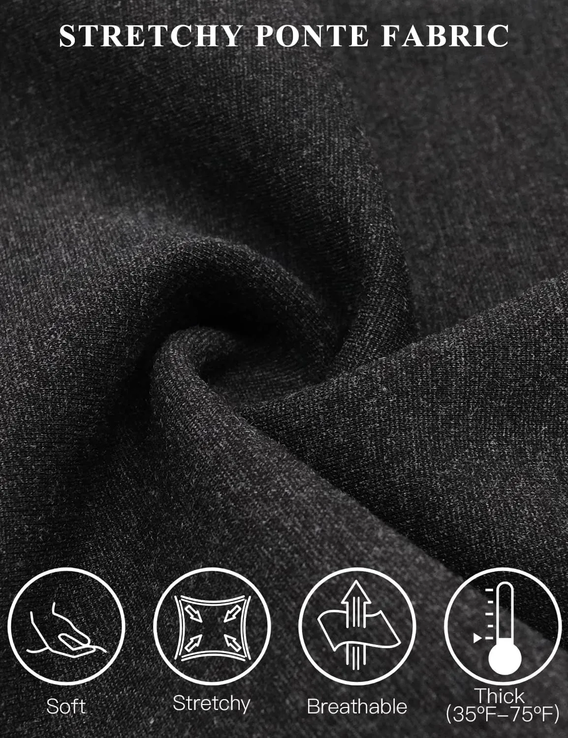 Tapata Women's 28''/30''/32''/34'' Stretchy Straight Dress Pants with Pockets Tall, Petite, Regular for Office Work Business