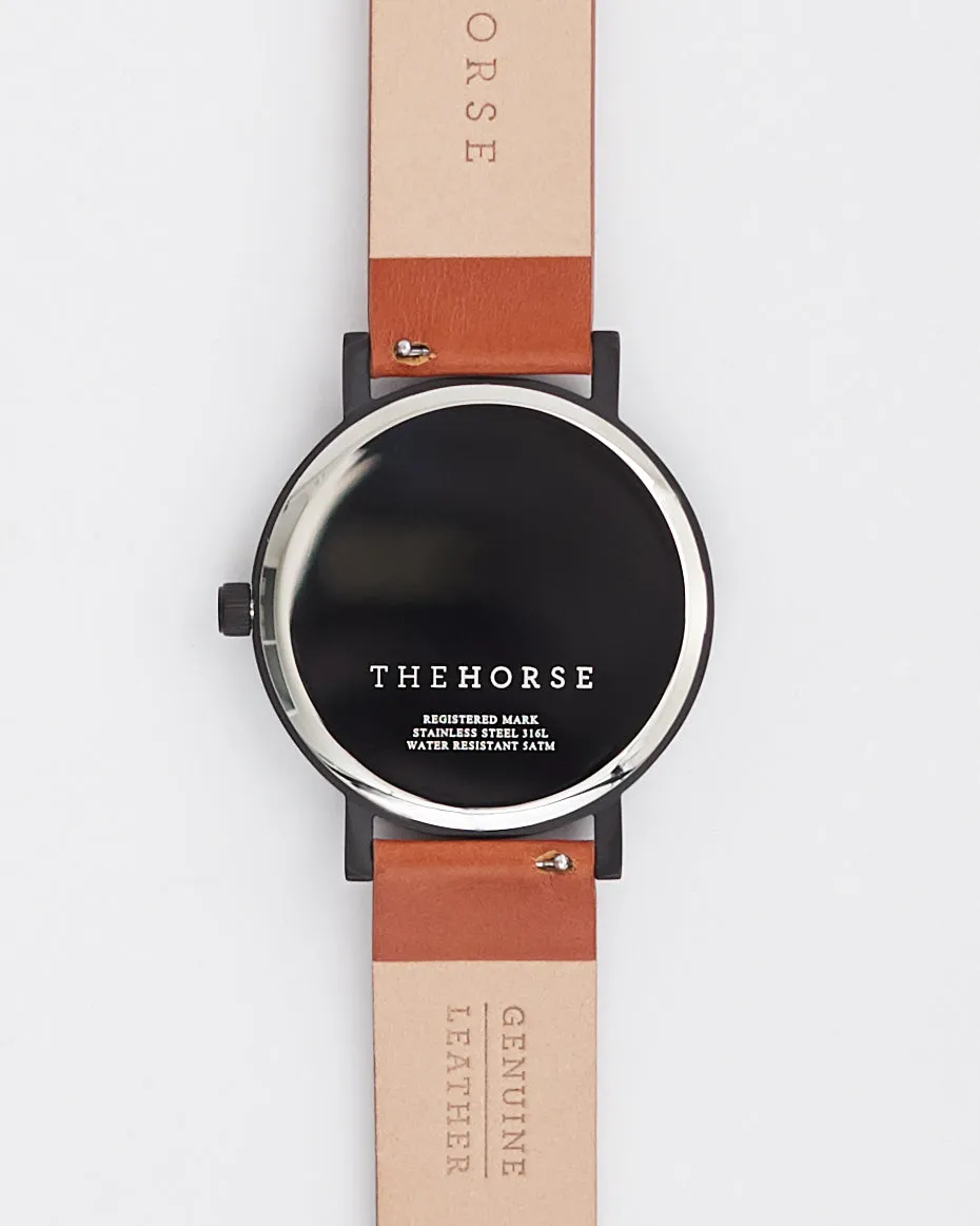 The Original: Matte Black / Tan Leather