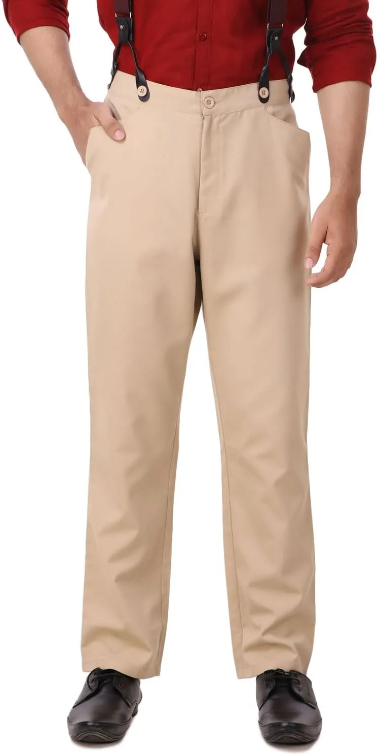 ThePirateDressing Steampunk Cosplay Costume Classic Victorian Men's Pants Trousers C1331