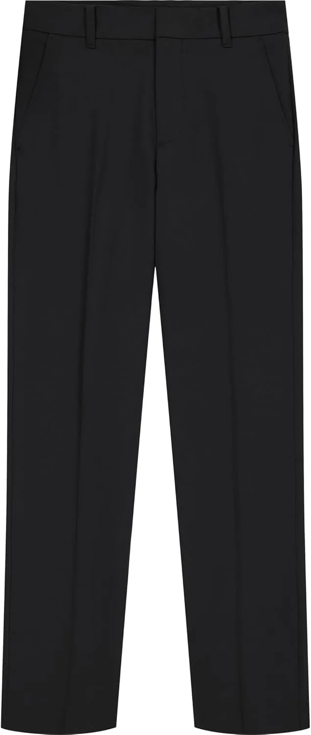 Tommy Hilfiger boys TH Flex Stretch Performance Dress Pant, Straight Leg Fit, Zip Fly & Belt Loops, Side & Back Pockets