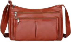 Tote Bag For Women Casual Leather Retro Shoulder Bags Versatile Cross Body Handbags For Shopping Travel Essential X