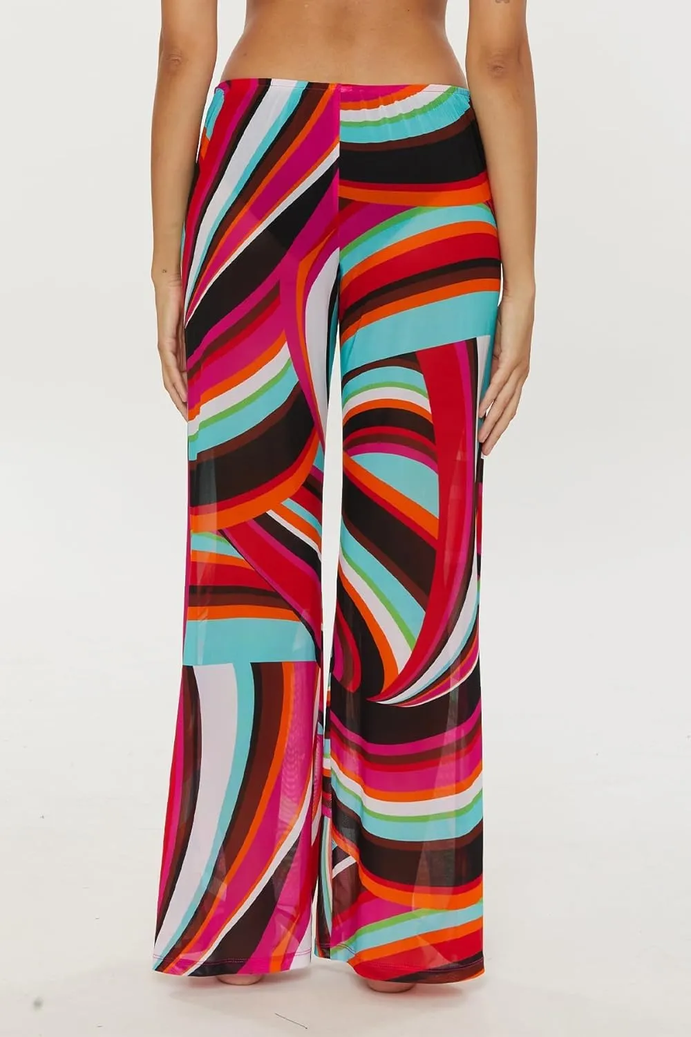 Trina Turk womens Tie Front Pants, Casual, Beach Cover Ups for Women