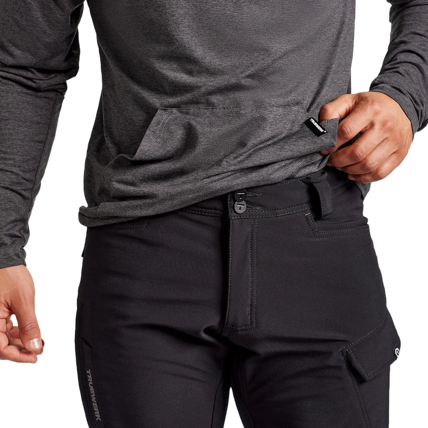 TRUEWERK T3 WerkPants for Men, Men's Utility Pants, Water Resistant, Insulated, Cargo Work Pants with 4-Way Stretch