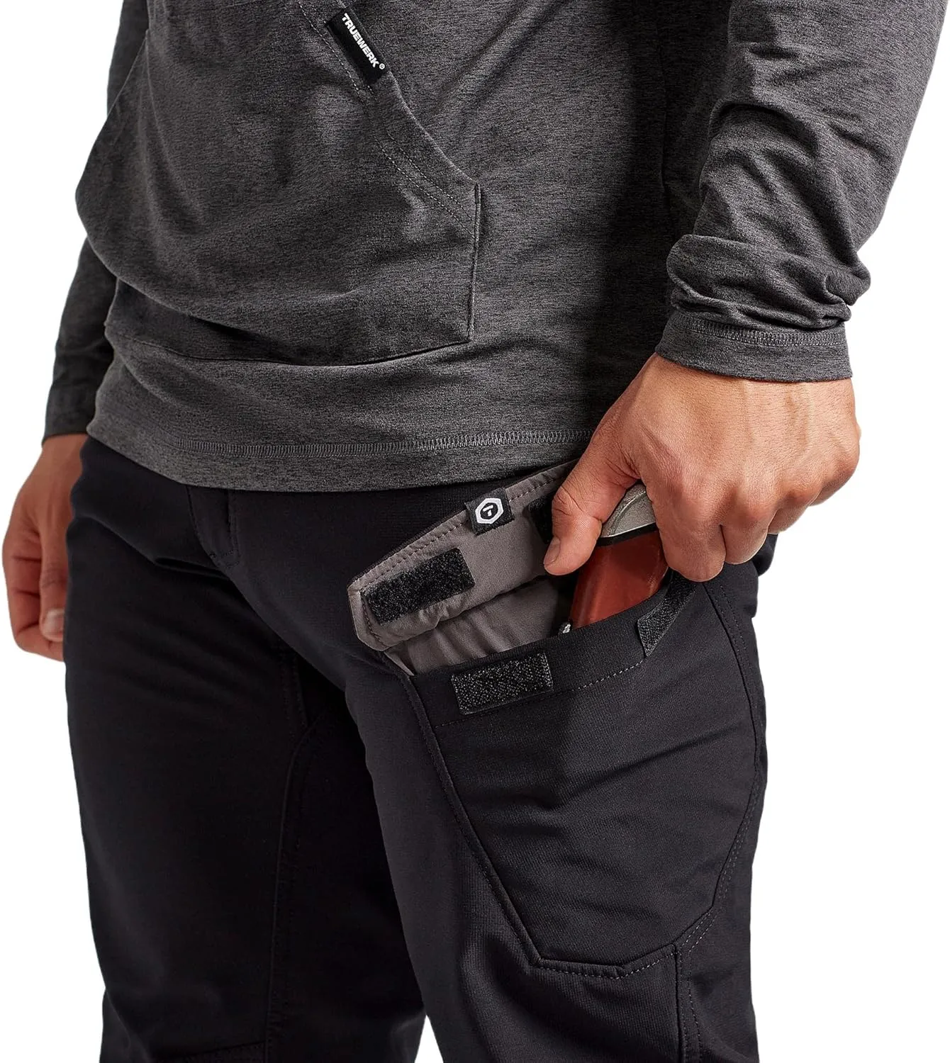 TRUEWERK T3 WerkPants for Men, Men's Utility Pants, Water Resistant, Insulated, Cargo Work Pants with 4-Way Stretch