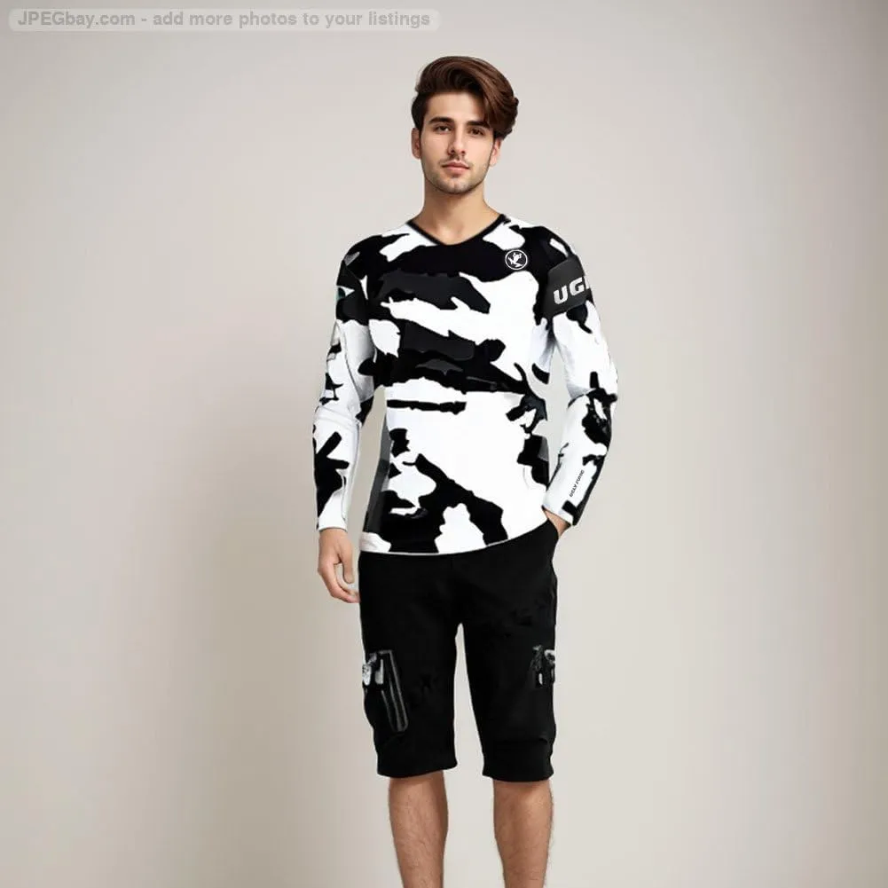 UGLY FROG Bike Wear Long Sleeve Men's Classic Fashion Cycling Downhill Jersey Sportswear Clothing