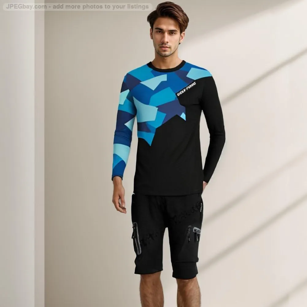 UGLY FROG Bike Wear Long Sleeve Men's Classic Fashion Cycling Downhill Jersey Sportswear Clothing