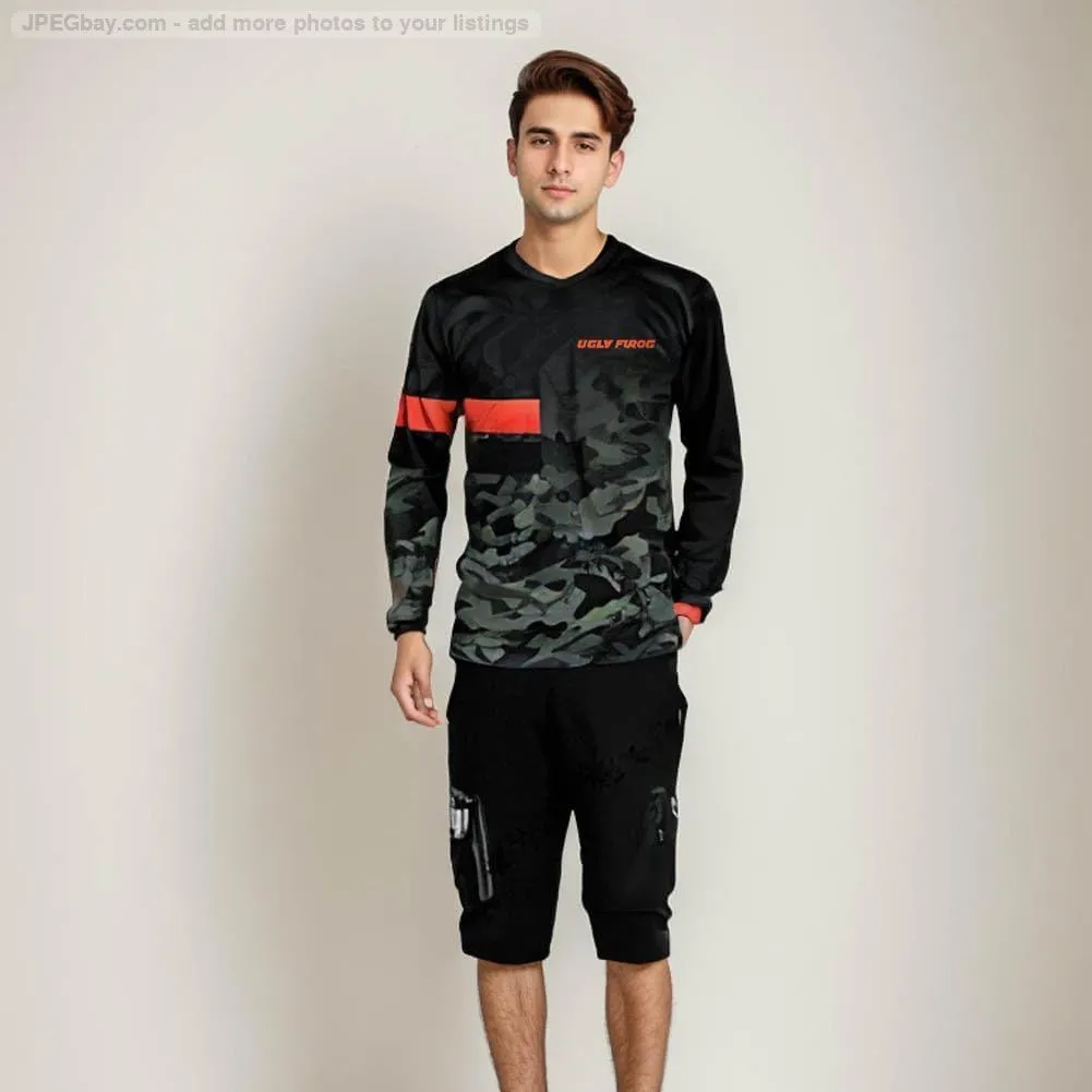 UGLY FROG Bike Wear Long Sleeve Men's Classic Fashion Cycling Downhill Jersey Sportswear Clothing