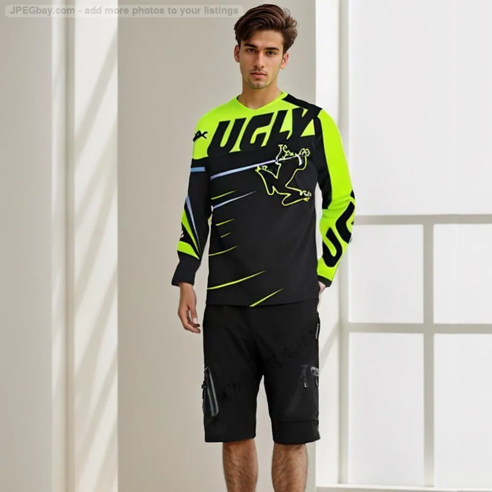 UGLY FROG Bike Wear Long Sleeve Men's Classic Fashion Cycling Downhill Jersey Sportswear Clothing