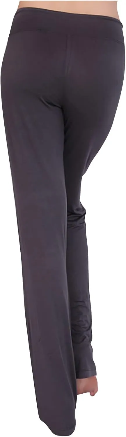 Uillui Wide Leg Pants for Women Casual Loose Yoga Sweatpants Comfy Palazzo Lounge Flowy Pant High Waist Capri Slacks Trouser