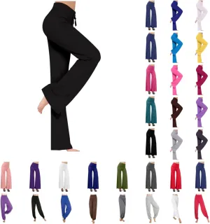 Uillui Wide Leg Pants for Women Casual Loose Yoga Sweatpants Comfy Palazzo Lounge Flowy Pant High Waist Capri Slacks Trouser