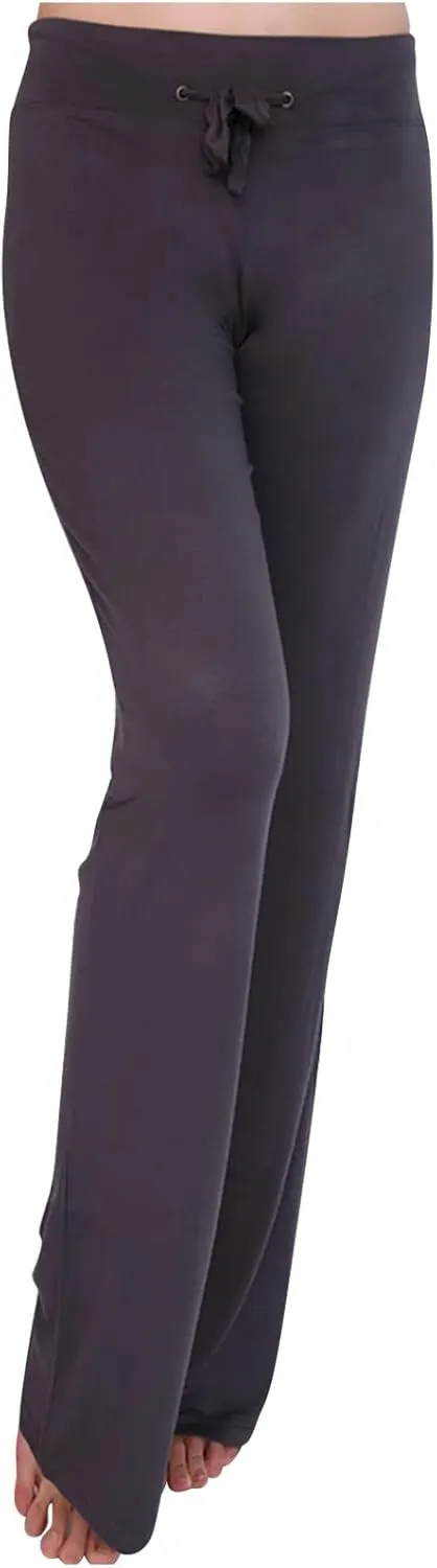 Uillui Wide Leg Pants for Women Casual Loose Yoga Sweatpants Comfy Palazzo Lounge Flowy Pant High Waist Capri Slacks Trouser