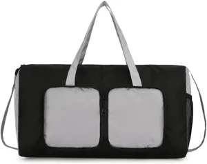 Versatile Travel Foldable Garment Bag with Adjustable Strap Large Waterproof Overnight Bag Beach Swim Bag for Sports Gym