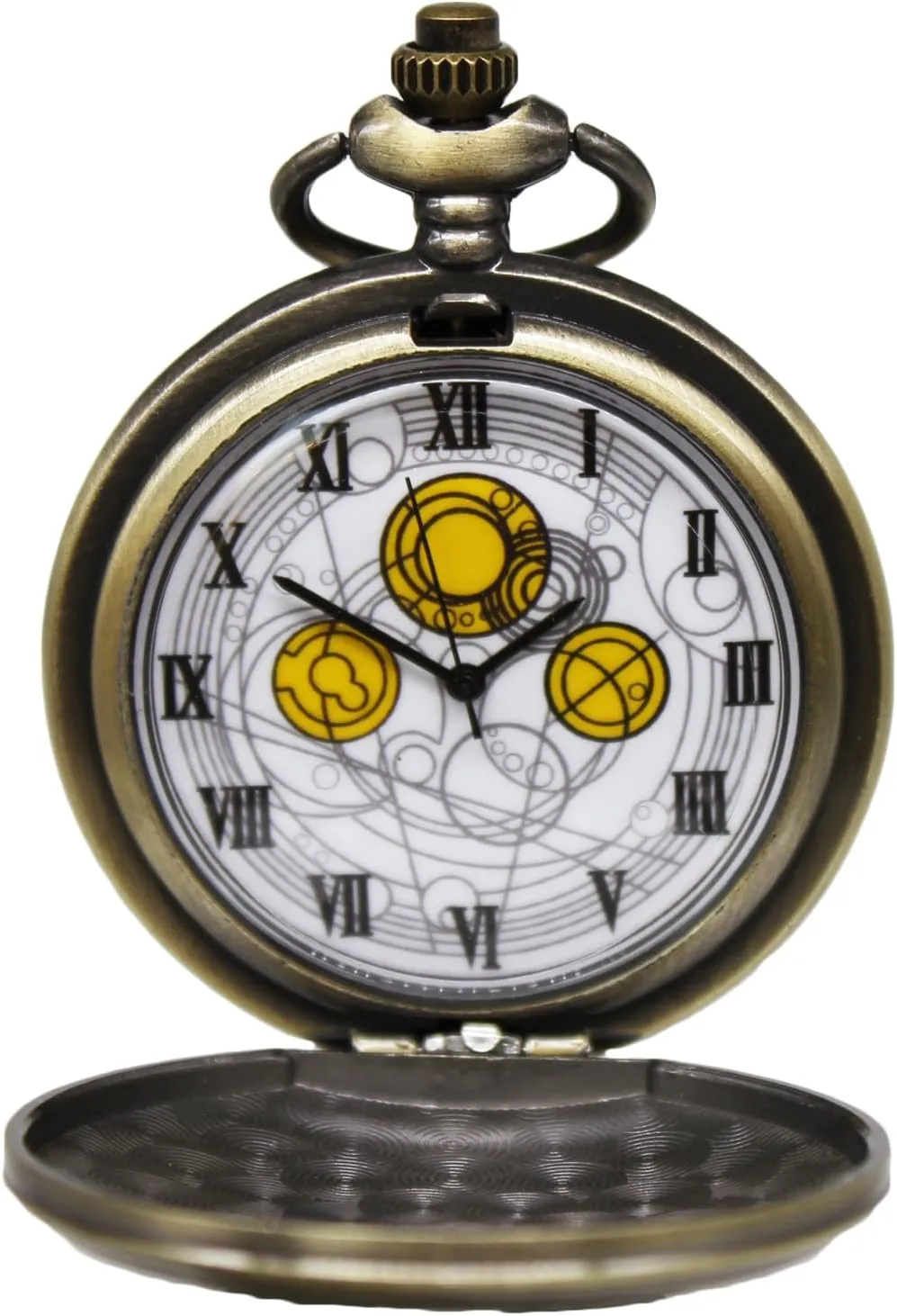 Vintage Pocket Watch, Quartz Pocket Watch with Chain Gift Box for Men Women, Classic Pocket Watches for Father's Day Valentine's Day Anniversary Day and Birthday Gift