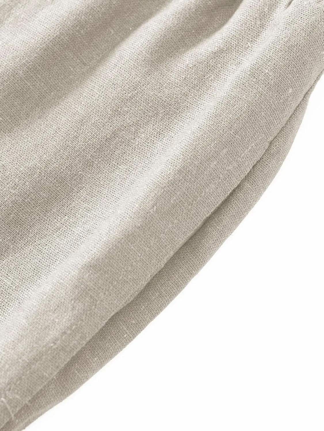 Weintee Women's Petite Linen Pants with Pockets for Summer