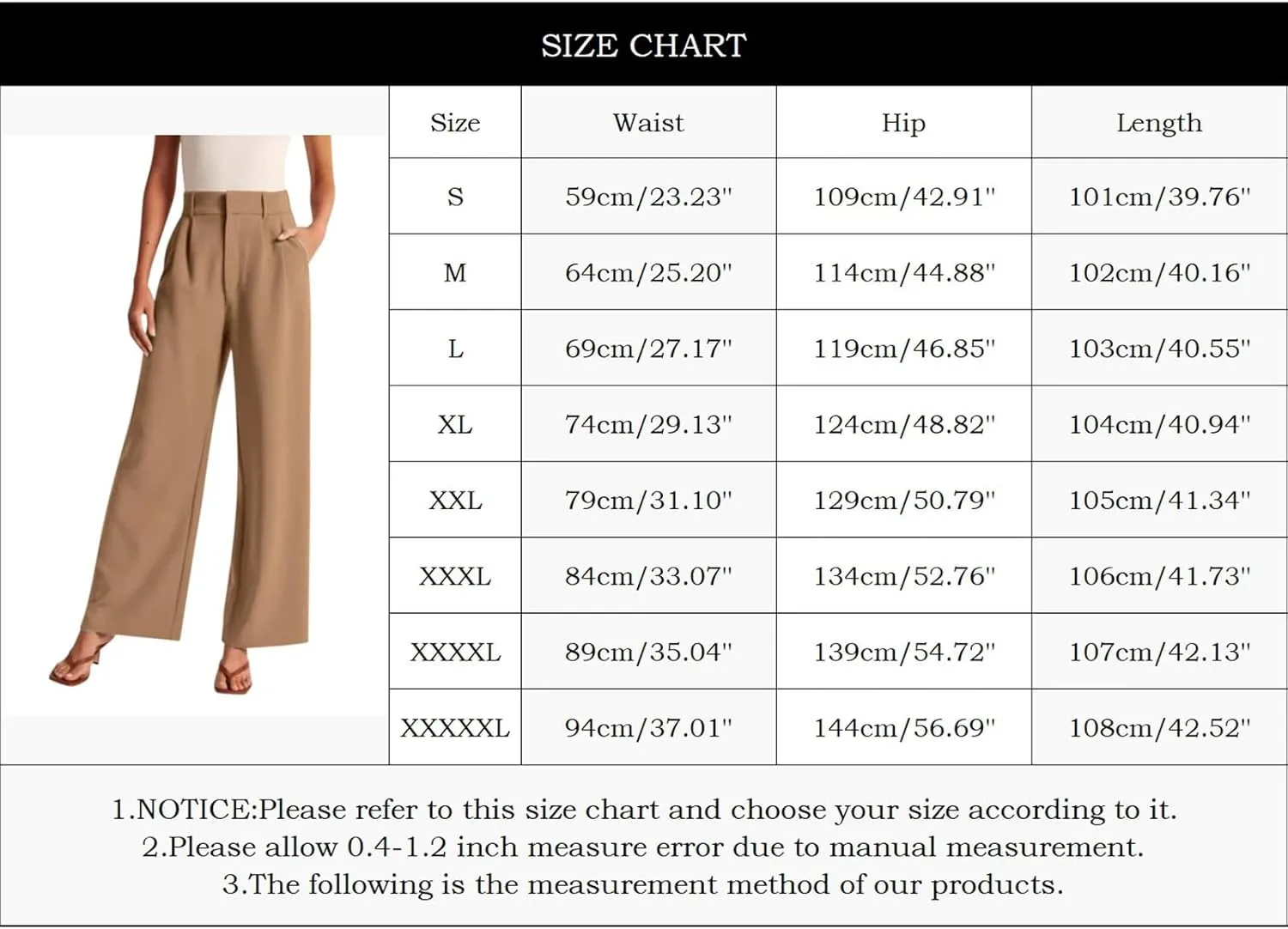 Women Linen Blend Summer Comfy Palazzo Pants Low Waist Wide Leg Loose Fit Palazzo Pants Work Business