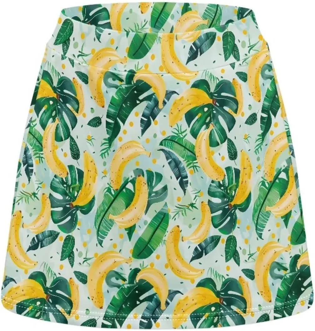 Women Tennis Golf Skirts with Pockets Shorts High Waisted Casual A-Line Athletic Skort for Running Workout XS-3XL