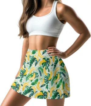 Women Tennis Golf Skirts with Pockets Shorts High Waisted Casual A-Line Athletic Skort for Running Workout XS-3XL