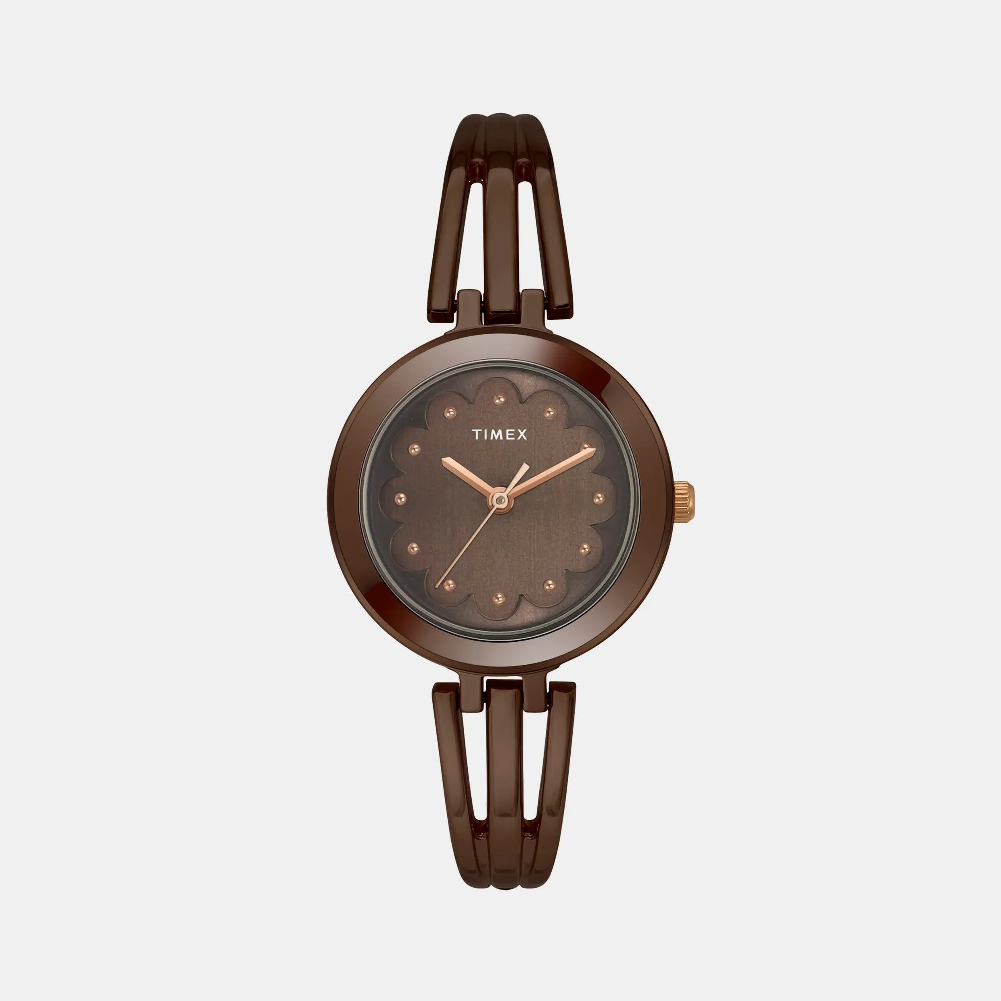 Women's Brown Analog Stainless Steel Watch TWTL10313