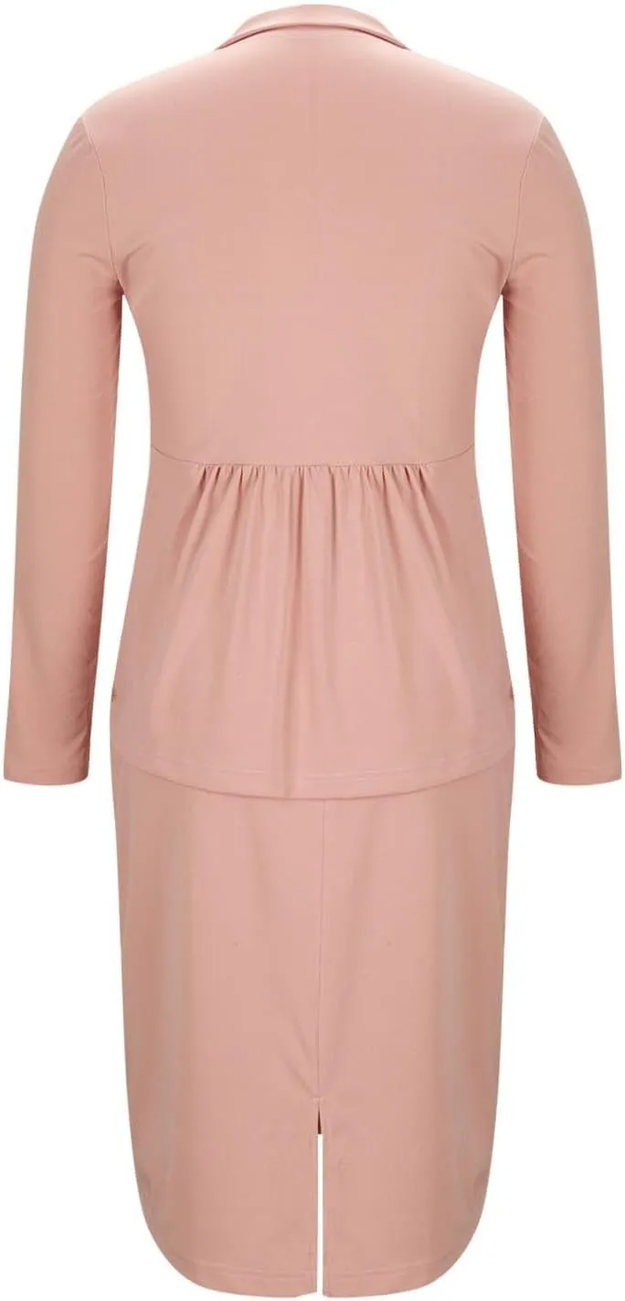 Womens Business Casual Clothes Dressy Casual Skirt Set Work Office Blazer and Pencil Skirt Blazer Set 2 Piece Outfits
