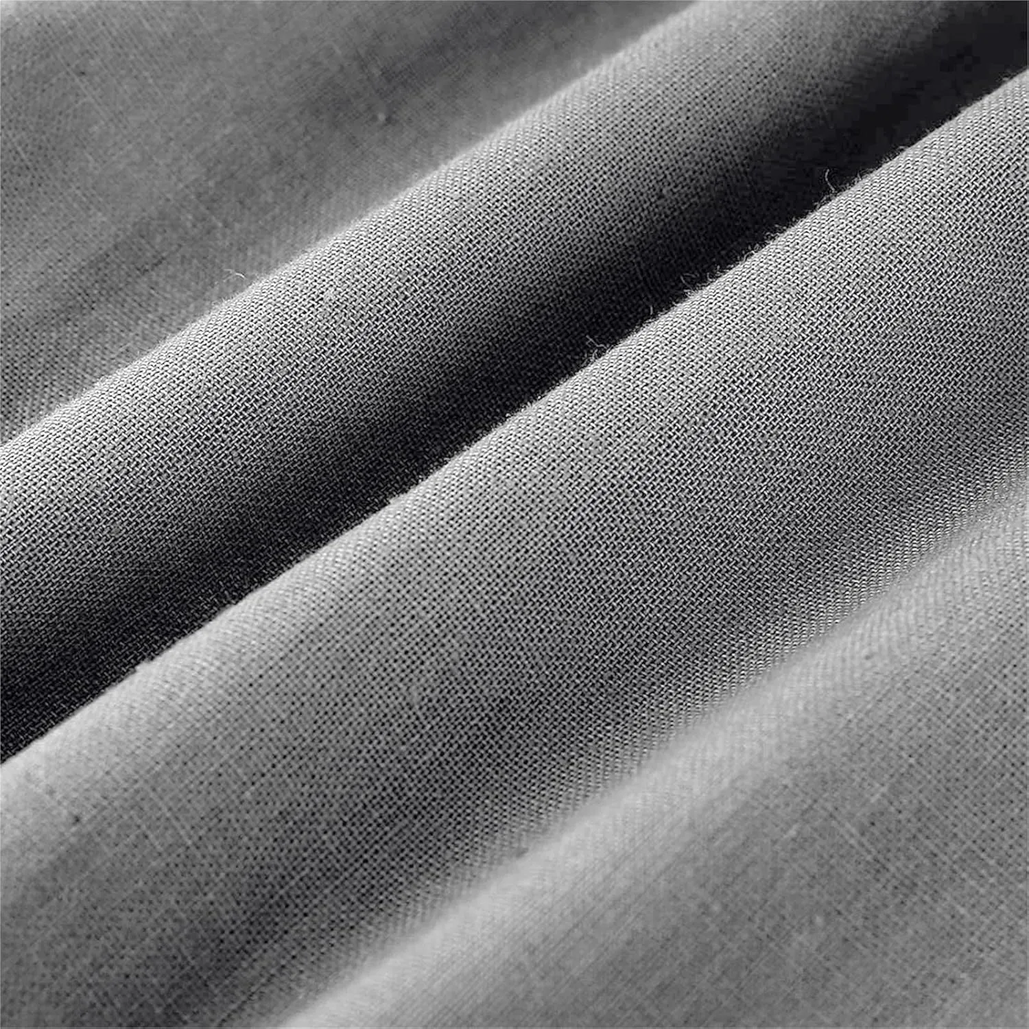 Women's Cotton Linen Summer Comfy Pant Trousers Elastic Waisted Wide Leg Slim-Fit Trousers Business Work