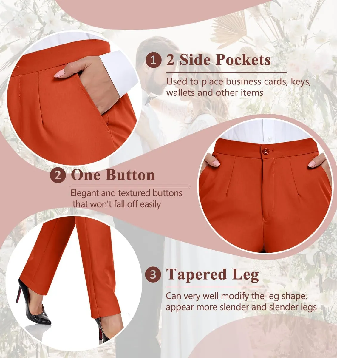 Women's Suits for Work Professional, 2 Piece Office Work Suit Set, Women's Suit Formal Wear