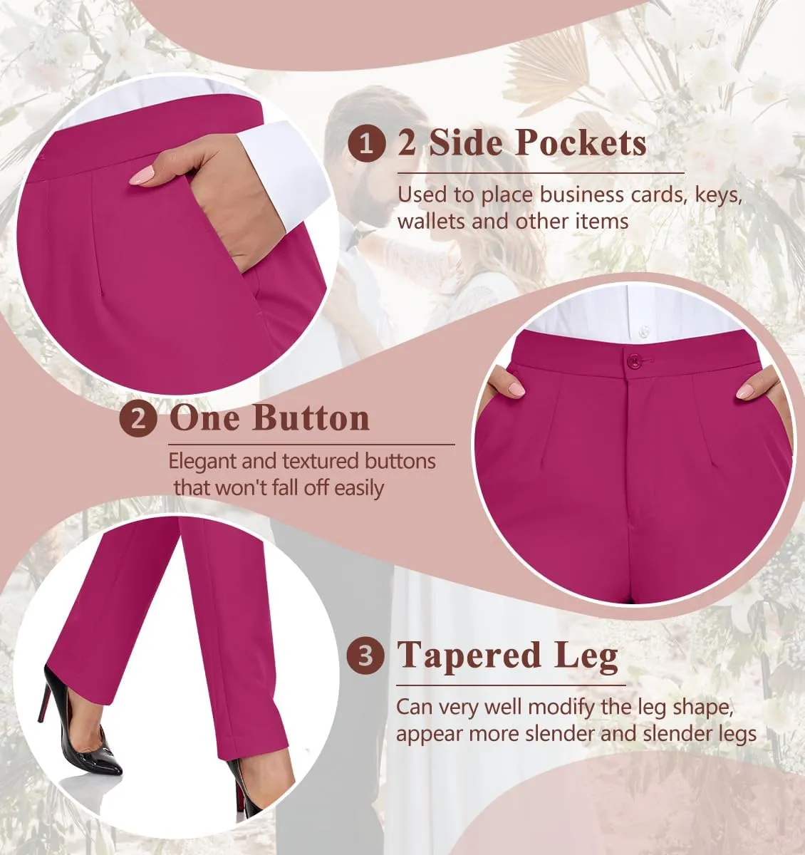 Women's Suits for Work Professional, 2 Piece Office Work Suit Set, Women's Suit Formal Wear