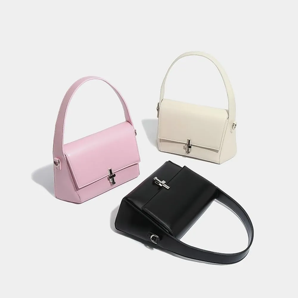 Women's Top-handle Handbags Designer Purses for Women Chic Shoulder Bag Versatile Square Bag PU Leather Crossbody Bag Satchel