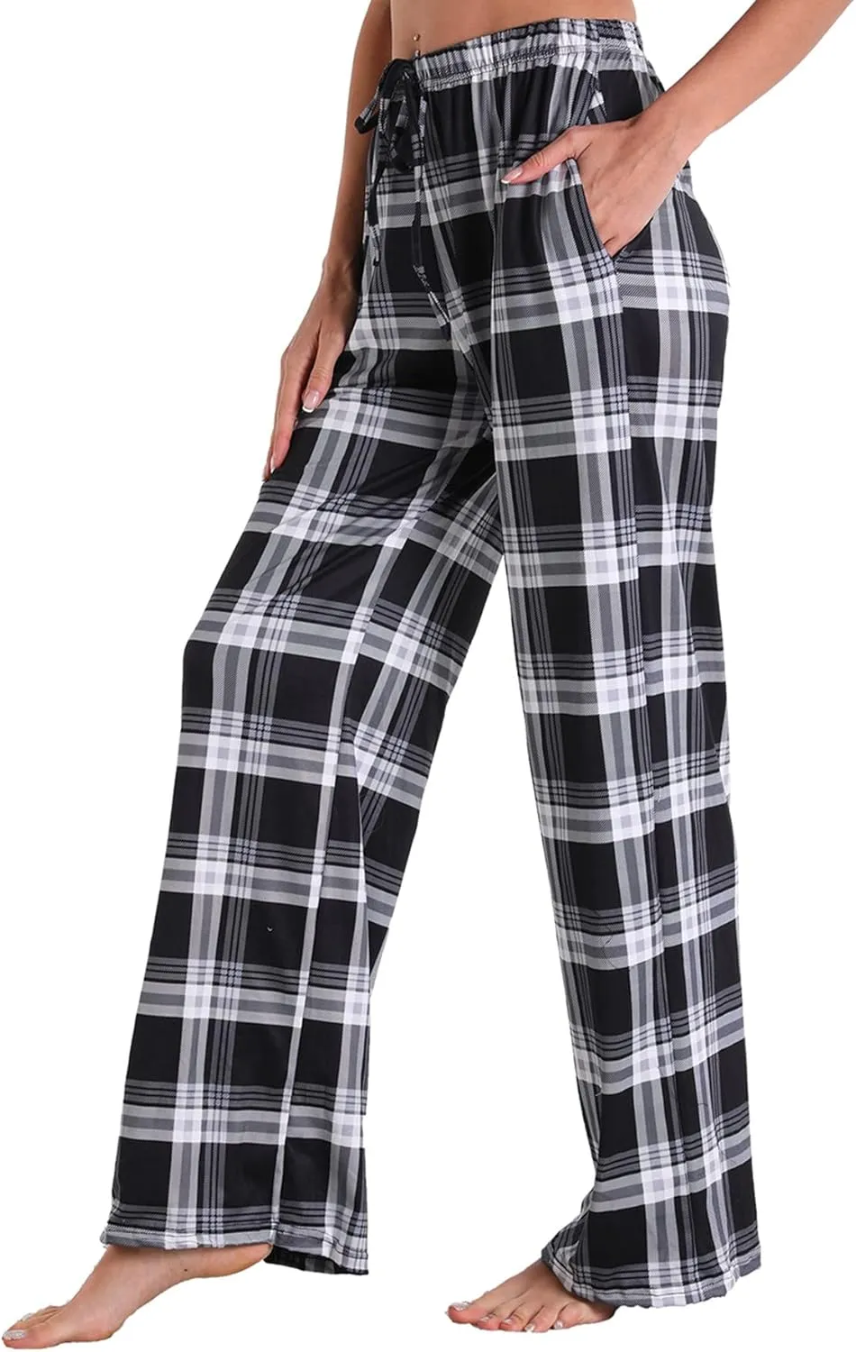 X-Image Women Comfy Casual Pajama Pants with Pockets & Drawstring