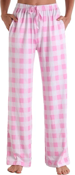 X-Image Women Comfy Casual Pajama Pants with Pockets & Drawstring