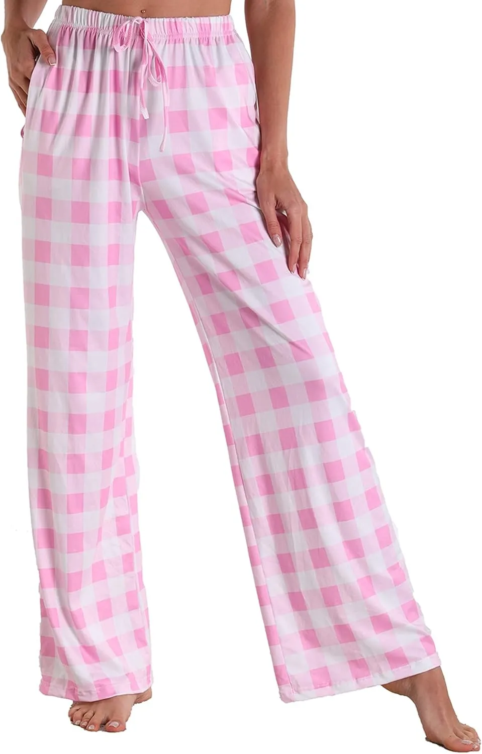 X-Image Women Comfy Casual Pajama Pants with Pockets & Drawstring