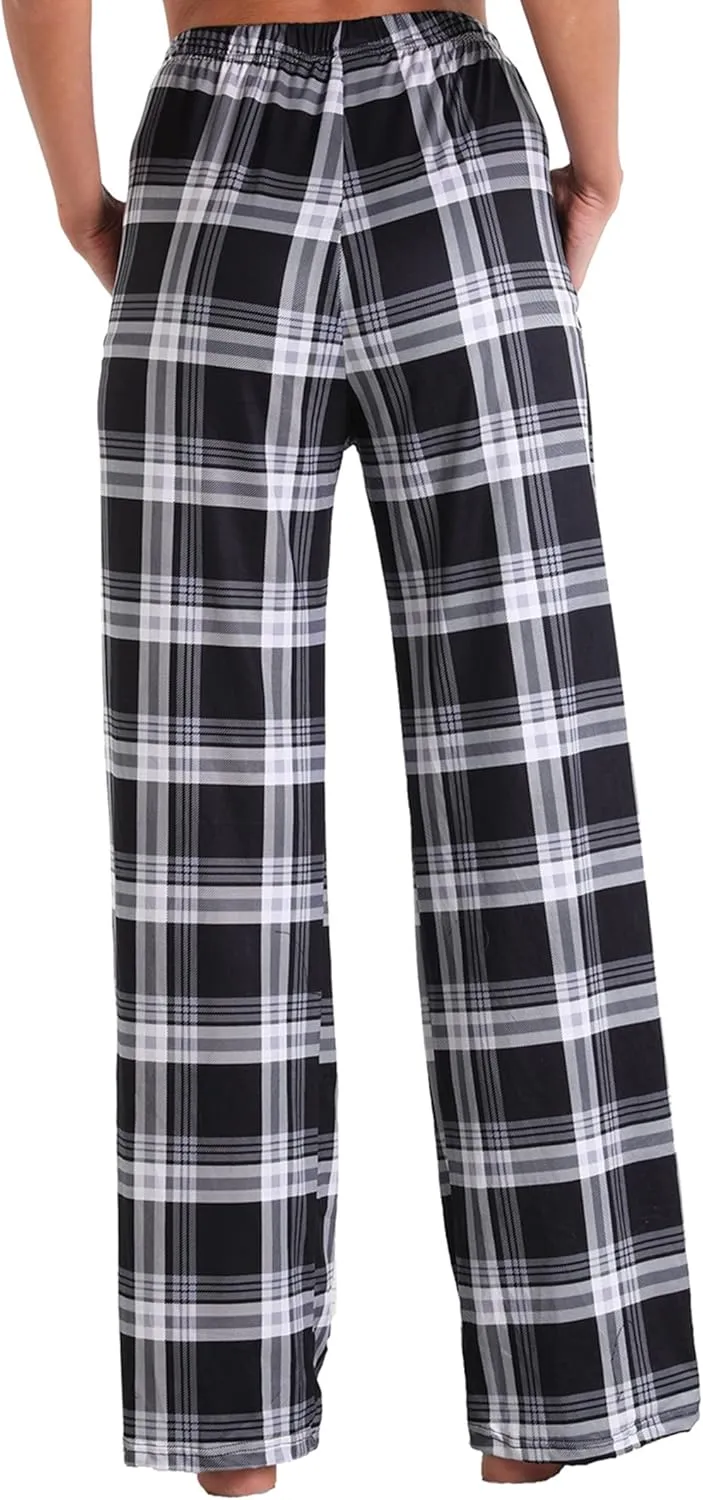 X-Image Women Comfy Casual Pajama Pants with Pockets & Drawstring