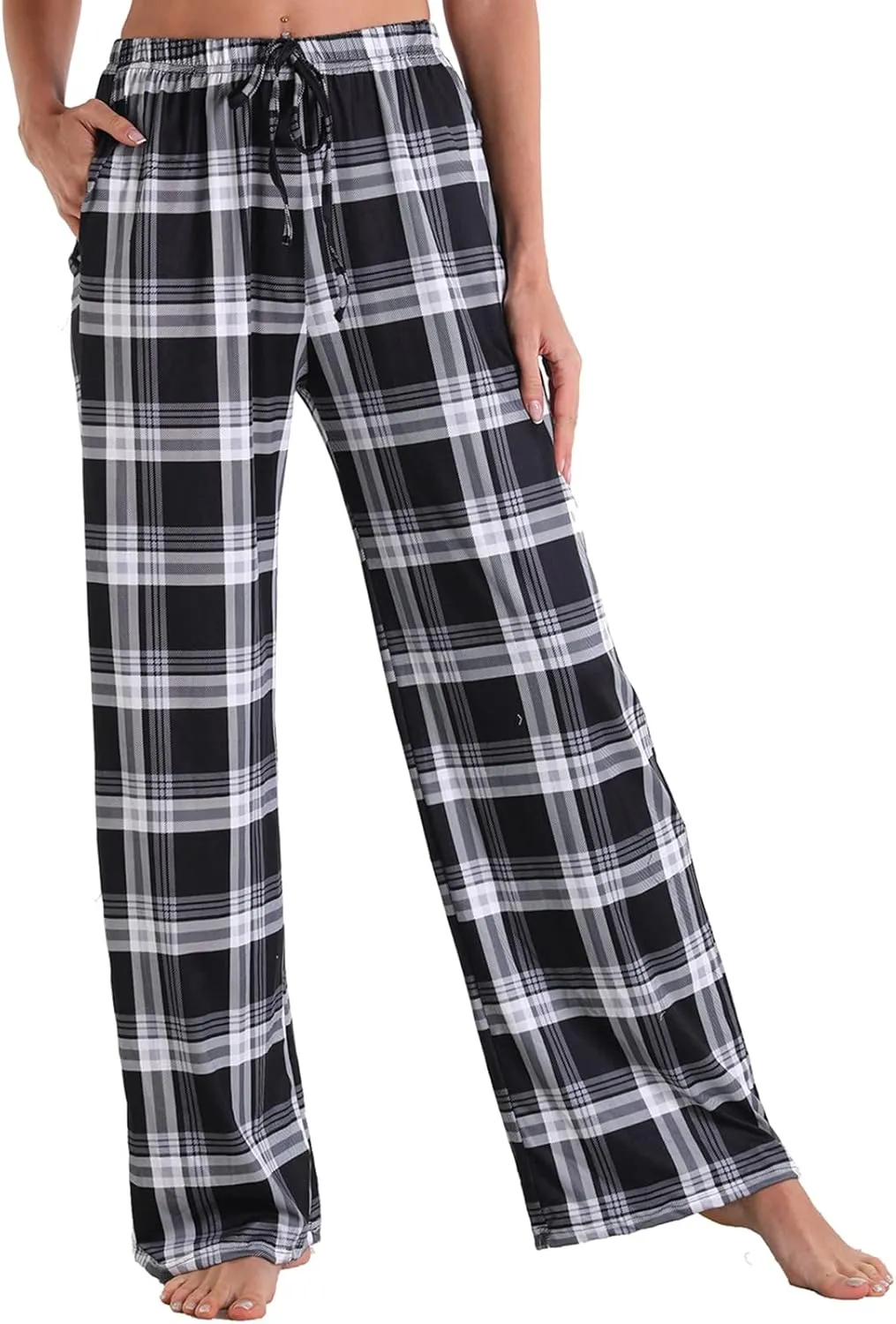 X-Image Women Comfy Casual Pajama Pants with Pockets & Drawstring