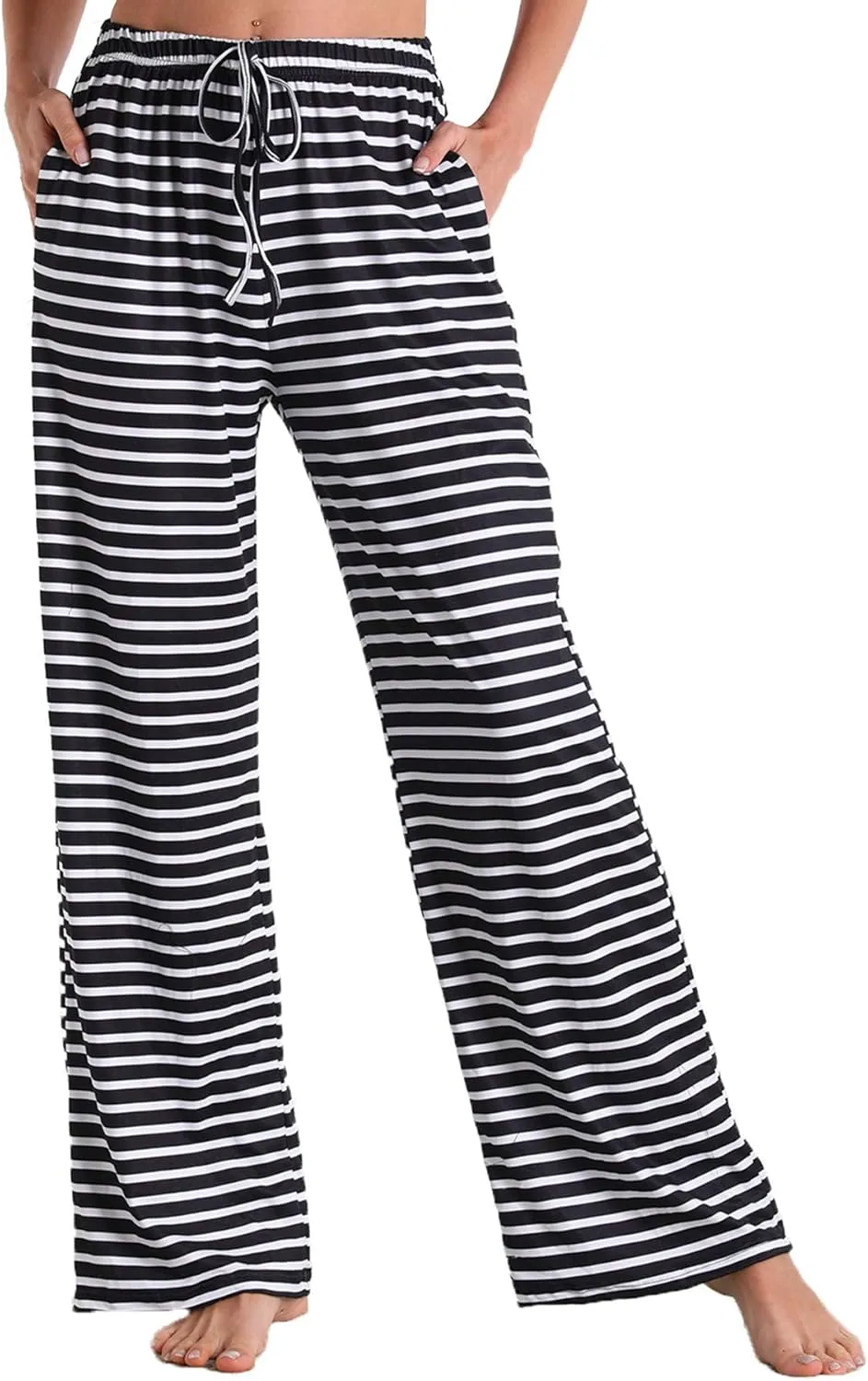 X-Image Women Comfy Casual Pajama Pants with Pockets & Drawstring
