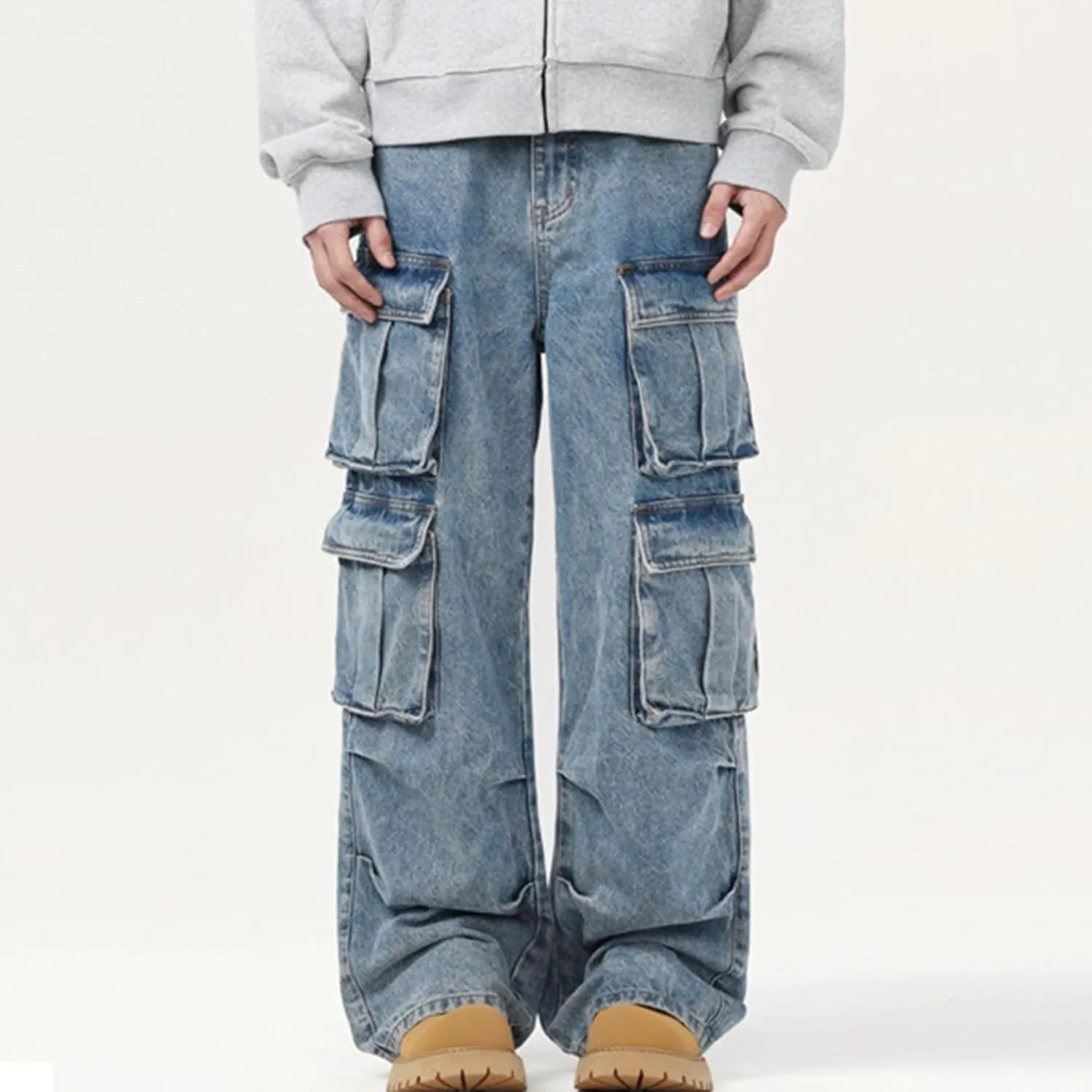 XYXIONGMAO Joggers Overalls Slacks Sweatpants Techwear Hip Hop Tactical Harem Cargo Pants Functional Streetwear Jeans for Men