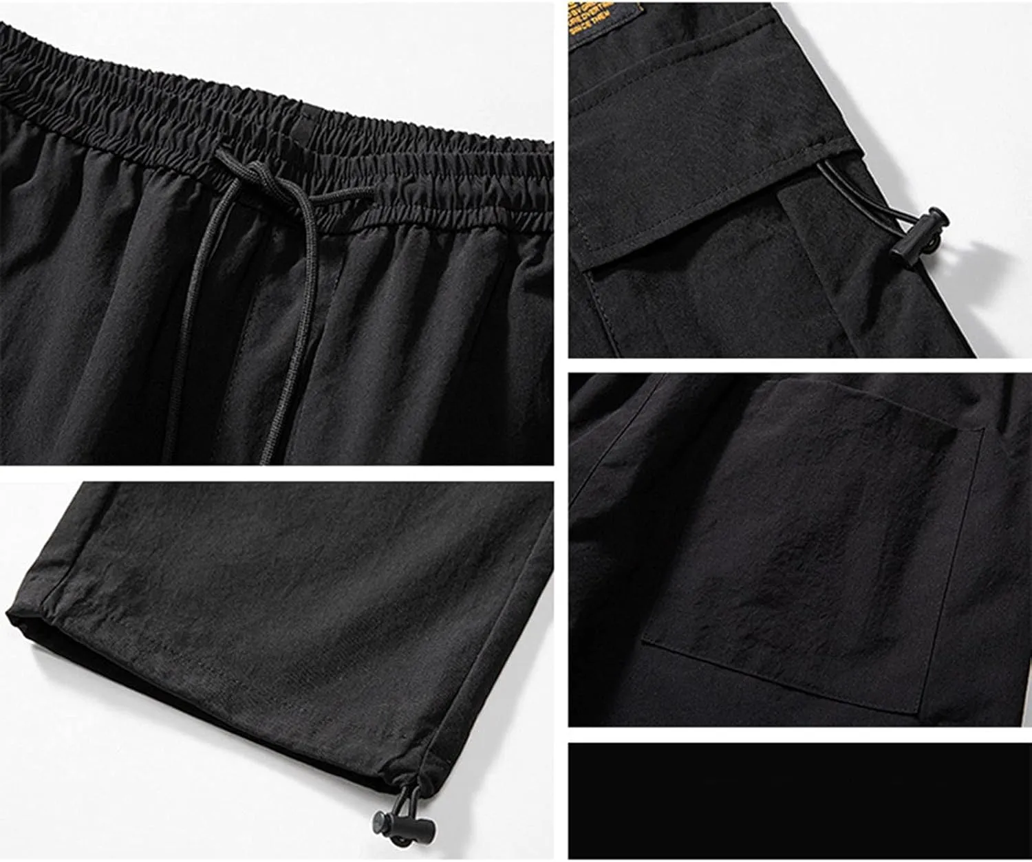 XYXIONGMAO Loose Casual Pants Multi-Pocket Sports Overalls Streetwear Tactical Cargo Hip Hop Techwear Harem Pants for Men